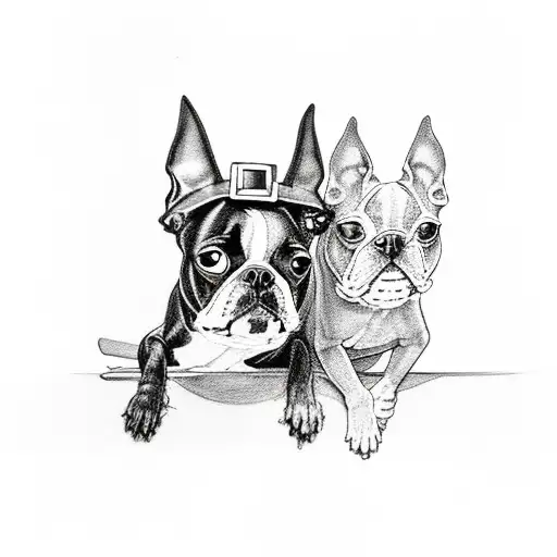 Halloween Boston Terrier