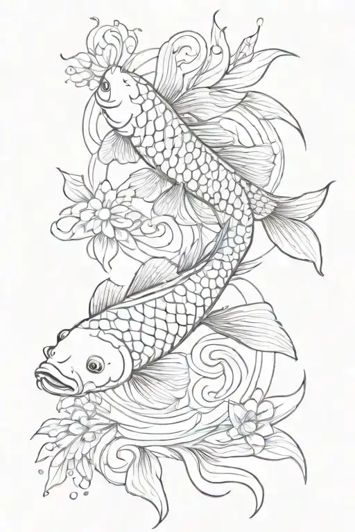 Koi Fish Linear