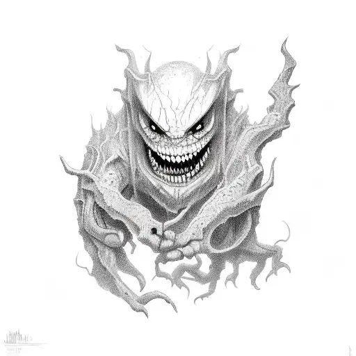 Scary Narrow Monster With Limb Dangers