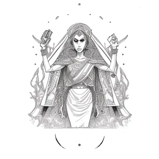 The High Priestesses Tarot Card