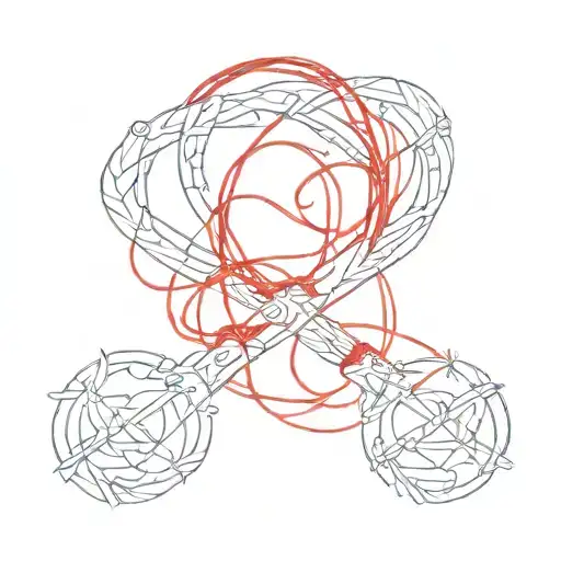 Red String Of Destiny Word Written