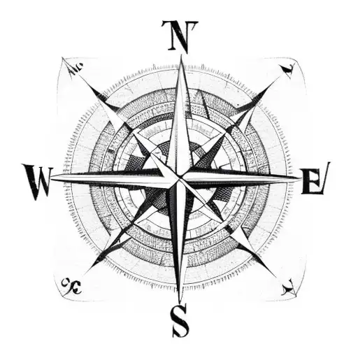 Compass Sailboat Clock