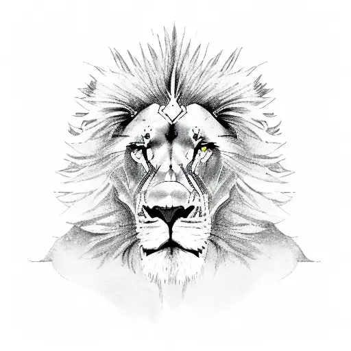 Tree Of Life With Lion And Soldier