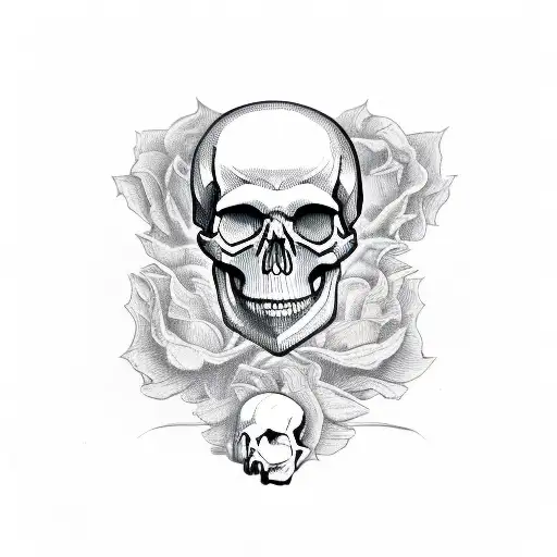 Skull With Libra