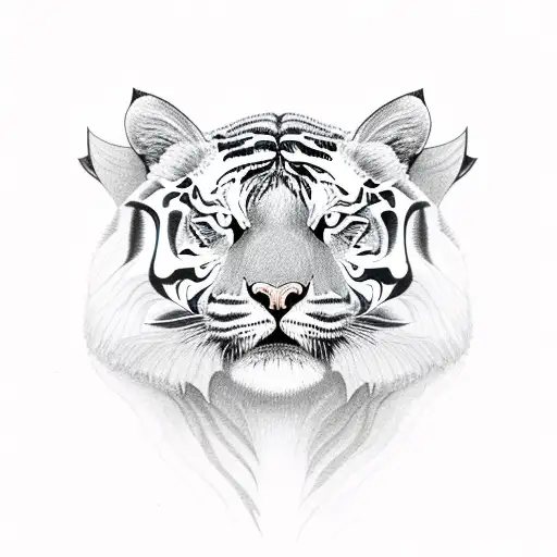 Tasmanien Tiger With Muscles And A Sixpack