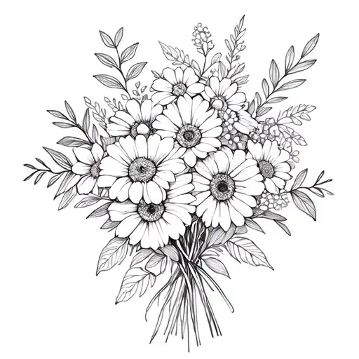 Birth Month Flower Bouquet