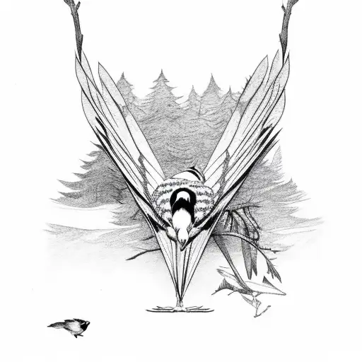 Raven In The Forrest