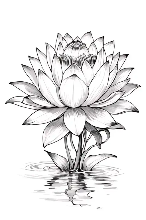 Tiger Water Lily Flower