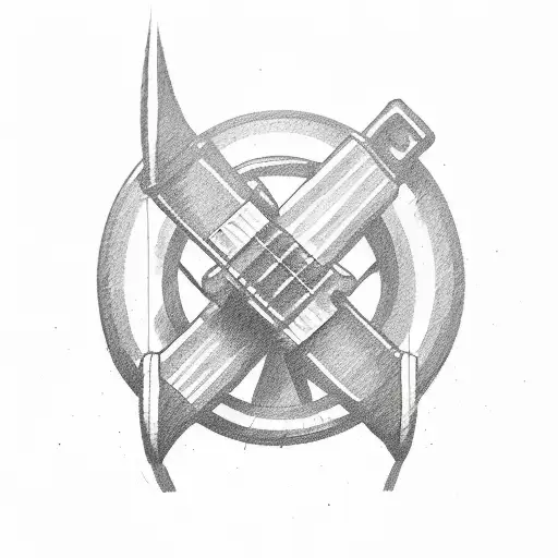 A Weightlifting Barbell Shaped Like A Guitar