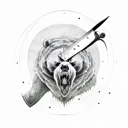 Sword With Bear Head