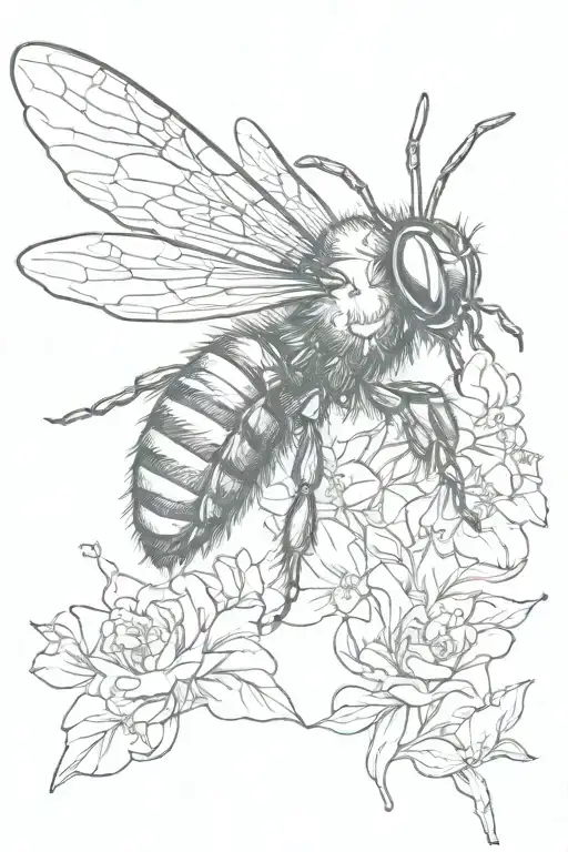 A Bee With Fighter Jet Characteristics