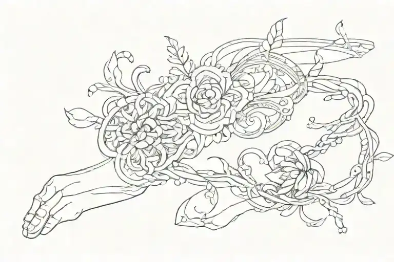 Around The Ankle Bracelet