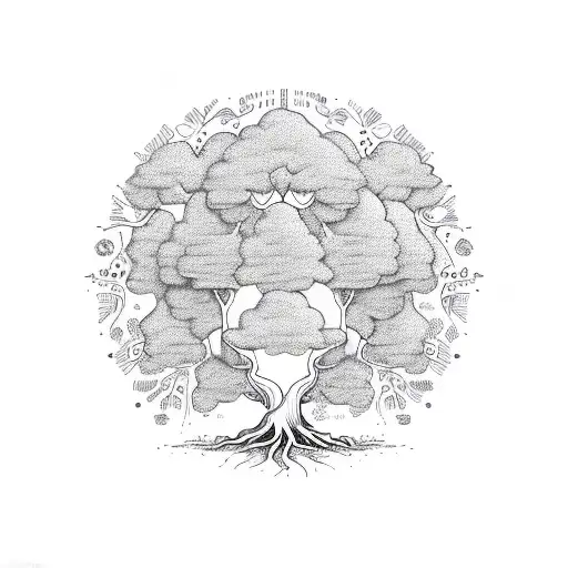Tree Of Life Quote Border