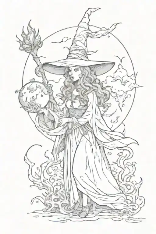 Malificenta From The Movie Witch Casting A Spell