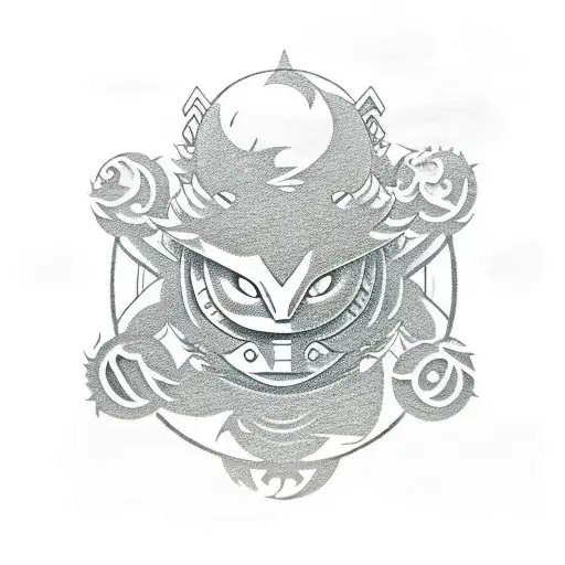 Anbu Symbol With Dragonballs