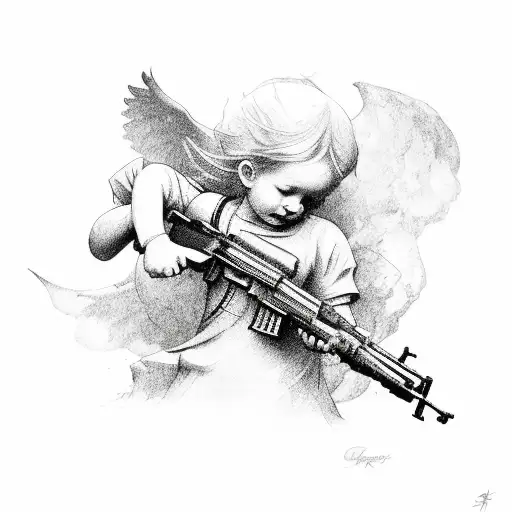 Cherub With Ak47