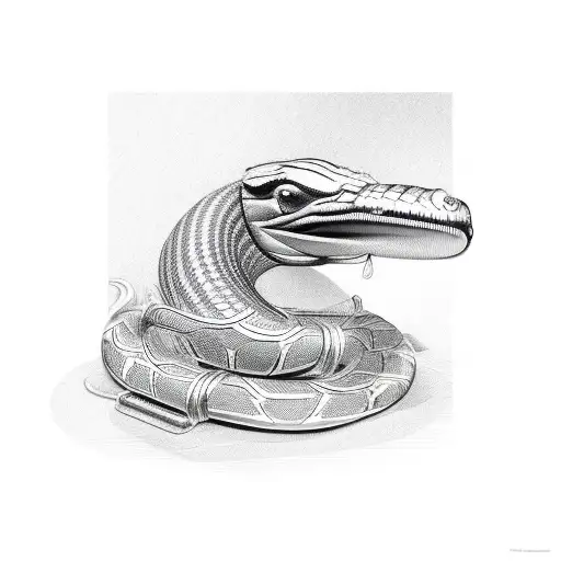 King Cobra Wrapped Around Money Bag