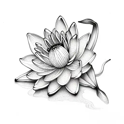 Water Lily Lily Of The Valley Bouquet