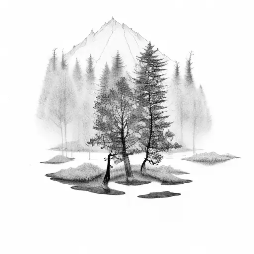 A Haunted Forest Sleeve