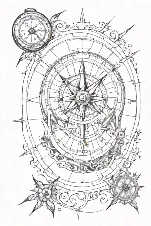 Old Fashioned Compass