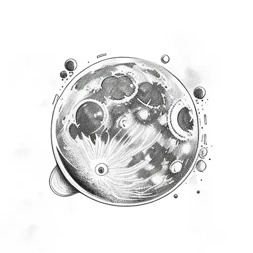 Moon With Aquarius Vibe