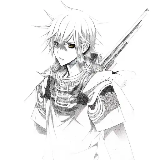 A Portrait Of Suzuya Juuzou With Vibrant Anime-inspired Colors