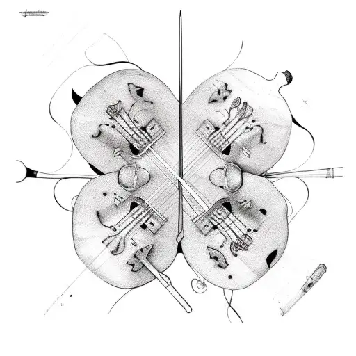 A Guitar Made Of Four Cloves
