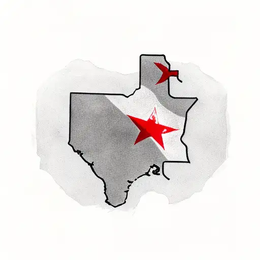 Bleeding Texas Flag