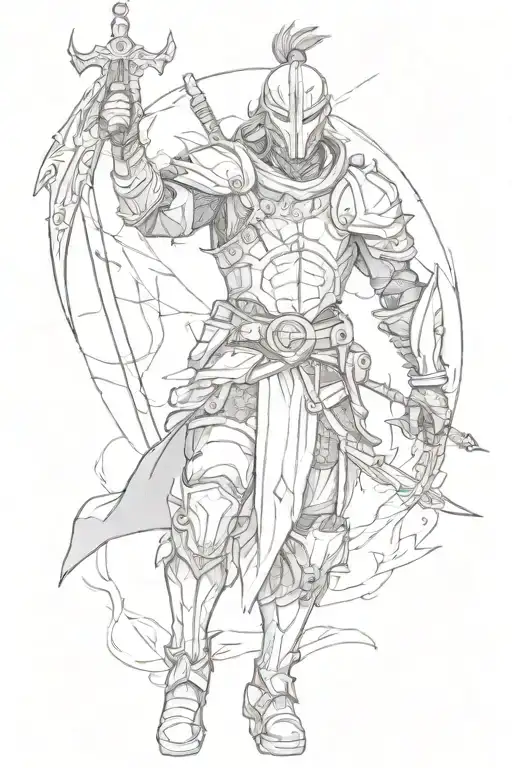 A Warrior Who Is The Last Hope In Battle