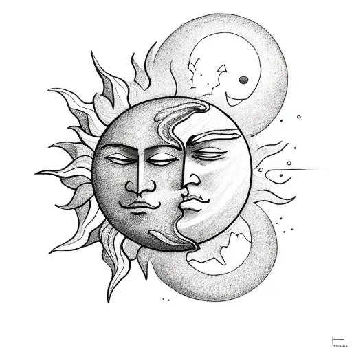 Sun And Moon In Love