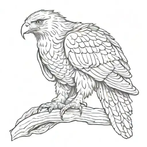 Eagle Sits On I Have Wealth