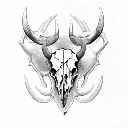 Bull Skull Sternum