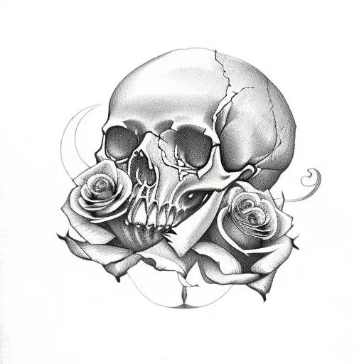 Rose Skull Sternum