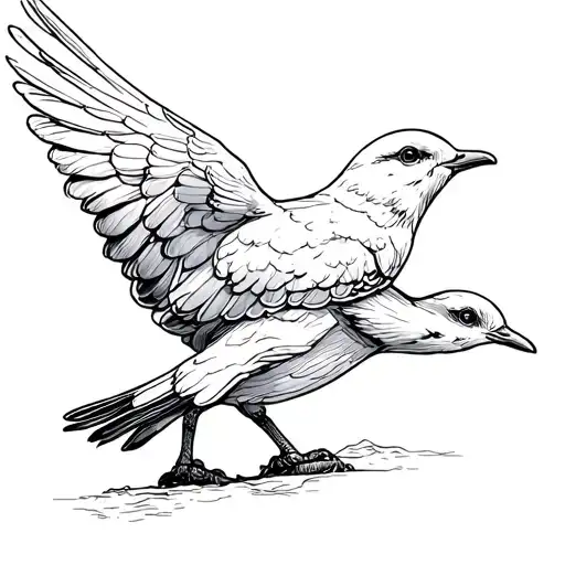 Fine Line Northern Fulmar