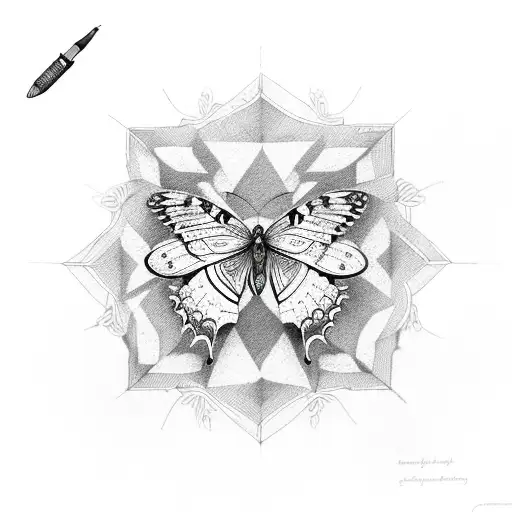 Butterly On Indian Map