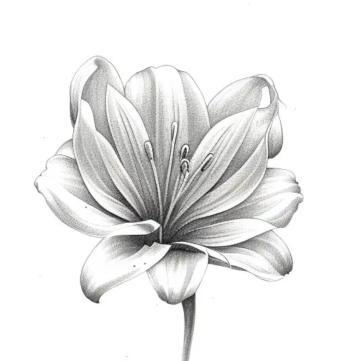 Baby Angel With Lilys