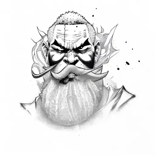 Bearded African American Joker