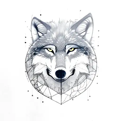 Wolf With Arrows In Its Back