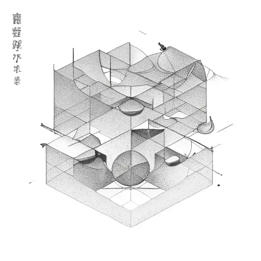 Square Rectangle And Circle With Other Shapes Overlapping