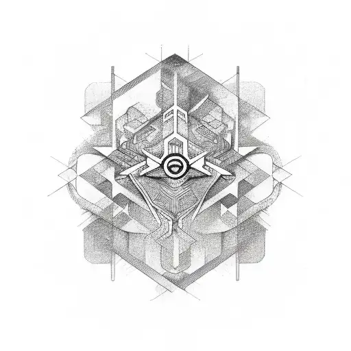 Abstract Design Incorporating The Aa Logo