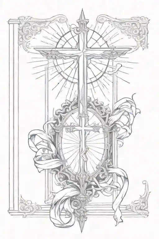 Gospel Book With Rays