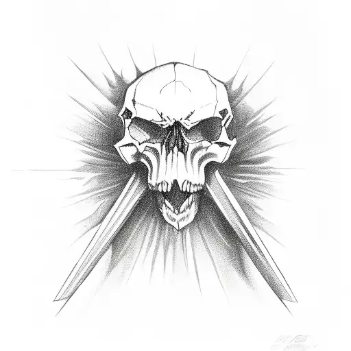 Monster Skull Dagger