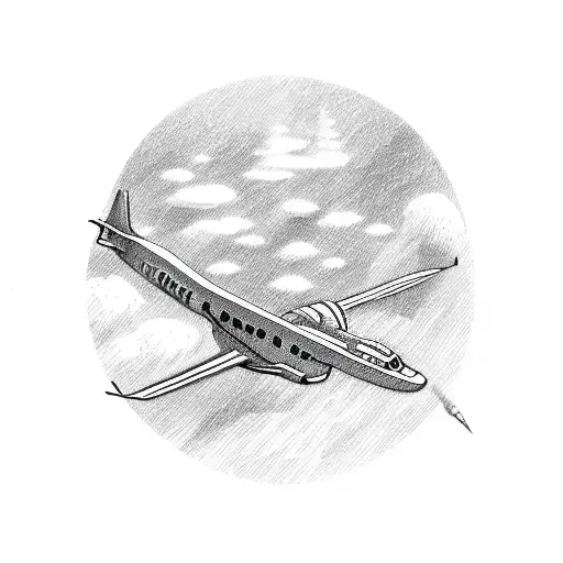 Airplane Flying To Texas