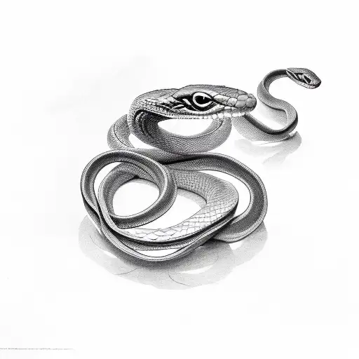 Snake Molting Unzipping Its Skin