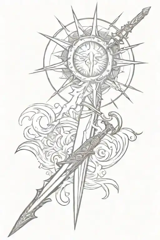Sun With Sword