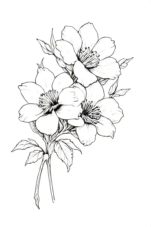 Honey Suckle Flowers