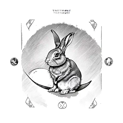 Rabbit Moon Tarot Card