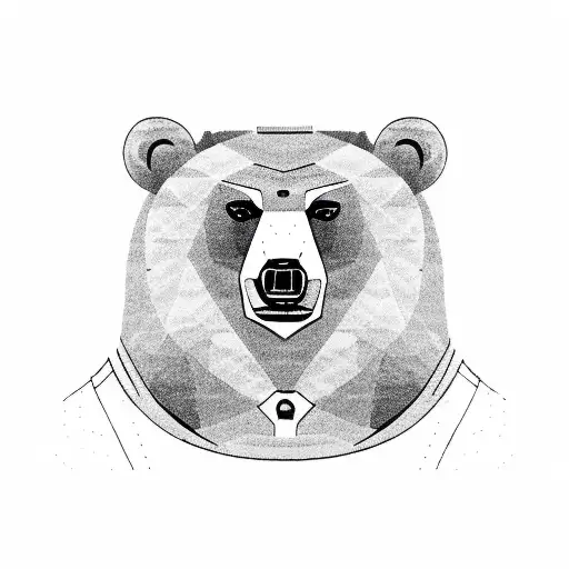 Charismatic Bear In Restaurant Chief's Head
