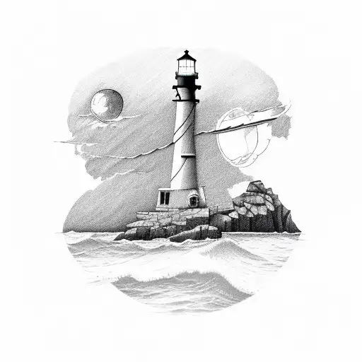 Lighthouse Sandpiper Sailboat