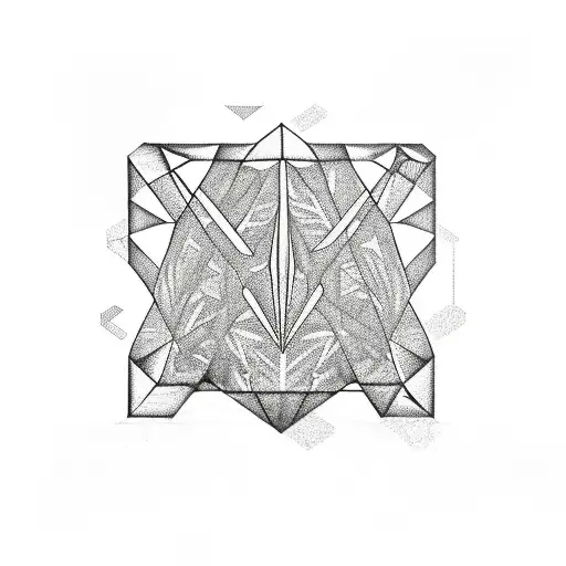 A Diamond Outline With Cannabis Mix With Nyc